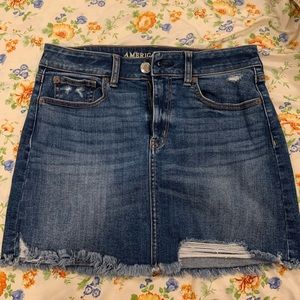 American eagle denim skirt